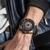 Men’s  Luminous Silicone Quartz Watch - Image 4