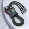 💥Limited time 49% off🔥⚡Transparent Luminous 3-in-1 Super Fast Charging Cable - Image 4