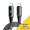 PD 100W Fast-charging and Fast-transmission Data Cable with Digital Display - Image 2
