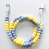 2-In-1 USB To Type-C ＆ Lighting Beaded Charger Cord - Image 12