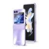 Frosted Electroplating Folding Phone Case for Samsung Z Flip 5/4/3 - Image 2