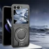 New Arrival - Luxury Leather Invisible MagSafe Stand Protective Shell for Samsung Z Flip6/5/4/3 - Image 13