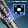 🔥Hot sale🔥Multifunctional White Laser Telescopic Zoom Tactical Flashlight - Image 14
