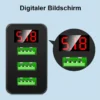 💖Fast multi-port charging for mobile phones✨Mobile phone charging socket with digital display - Image 8