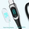 PD 100W Fast-charging and Fast-transmission Data Cable with Digital Display - Image 9