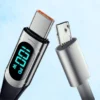 PD 100W Fast-charging and Fast-transmission Data Cable with Digital Display - Image 5