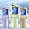 Frosted Electroplating Folding Phone Case for Samsung Z Flip 5/4/3 - Image 7