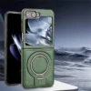 New Arrival - Luxury Leather Invisible MagSafe Stand Protective Shell for Samsung Z Flip6/5/4/3 - Image 10
